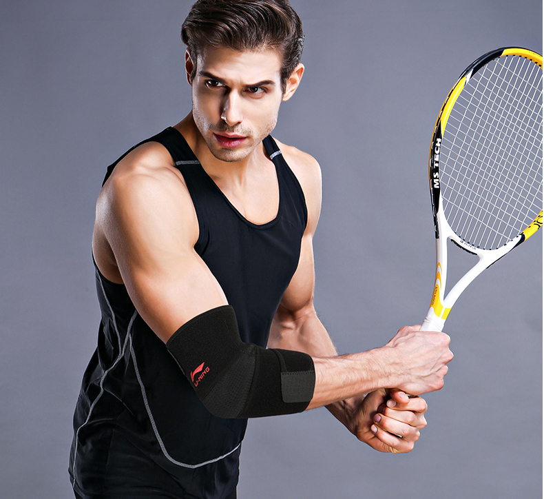 Li Ning thể thao khuỷu tay nam và nữ bóng rổ quần vợt cầu lông bảo vệ khuỷu tay áp lực ấm áp ấm cánh tay bảo vệ mùa thu và mùa đông băng đầu gối khi nhảybăng đầu gối khi nhảyđai bảo vệ khớp gối