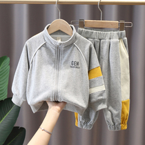 Boys autumn clothes suit 2022 new ocean gas baby casual clothes Spring fall baby Two sets of children sportswear