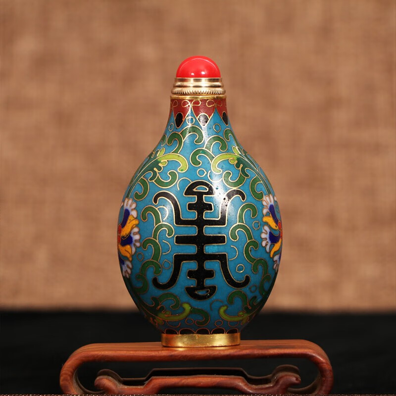 銅胎畫琺瑯西洋人物圖鼻煙壺-宇珍國際藝術| Yu Jen Taipei重要