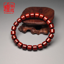 India Venus small leaf red sandalwood barrel beads old type beads 8 * 8mm bracelet Buddha beads drum beads old material men and women 108
