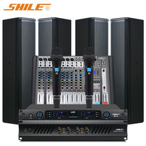 Shile BX-406 small and medium-sized conference room sound reinforcement system equipment power amplifier speaker microphone set