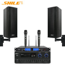 SHILE AV108 BX404 SH28 Conference Room Bluetooth Amplifier Wireless Microphone Combination Set