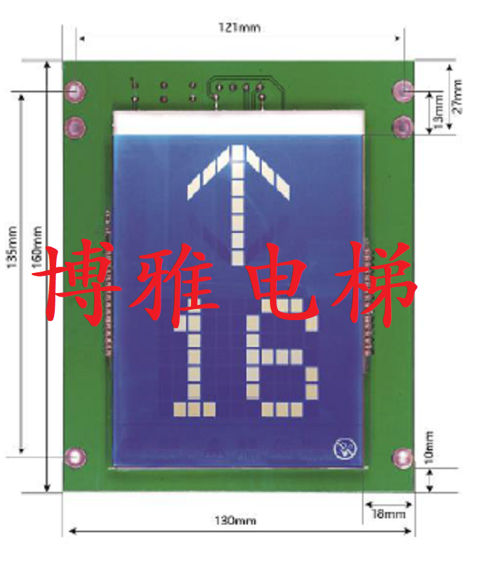 High Crown Elevator Sedan LCD Panel Display Huizhou Fuji Dongguan Fuji FLCD06 brand new