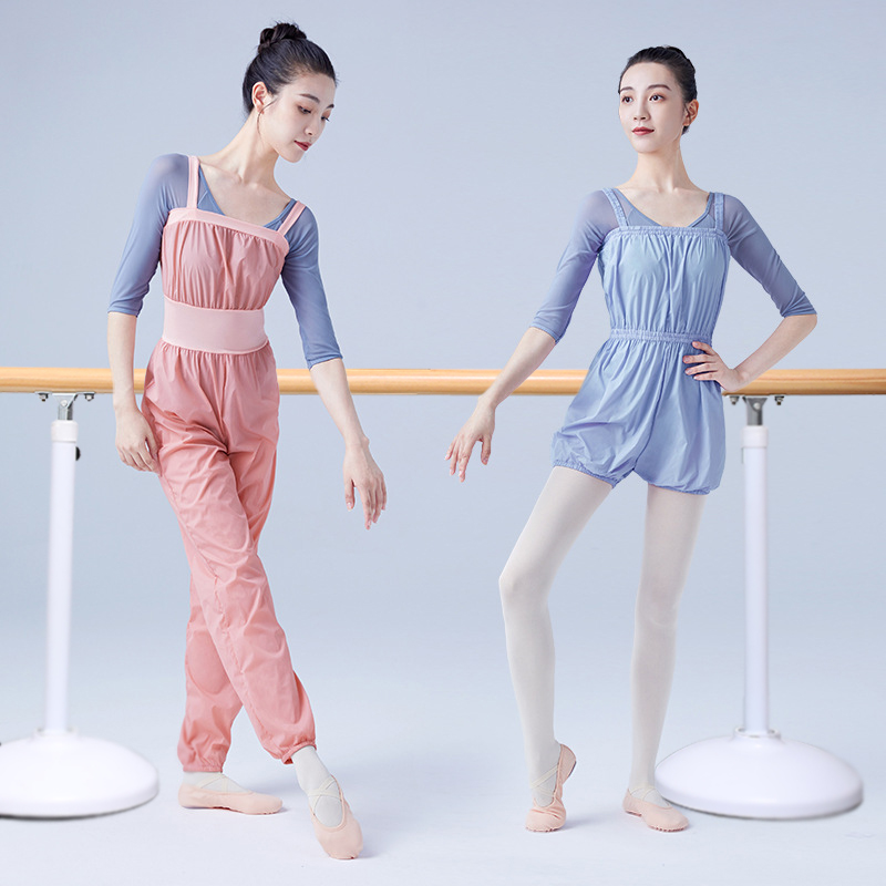 Summer thin sweat dress dance dance dance trousers wear sweaty pants dress dance sweater clothes