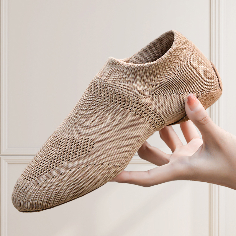 Modern Dance Shoes, Cheerleading Dance Shoes, Women's Soft-Soled Practice Shoes, Ballet Jazz Body Shape, Chinese Dance Gymnastics Non-Slip Shoes
