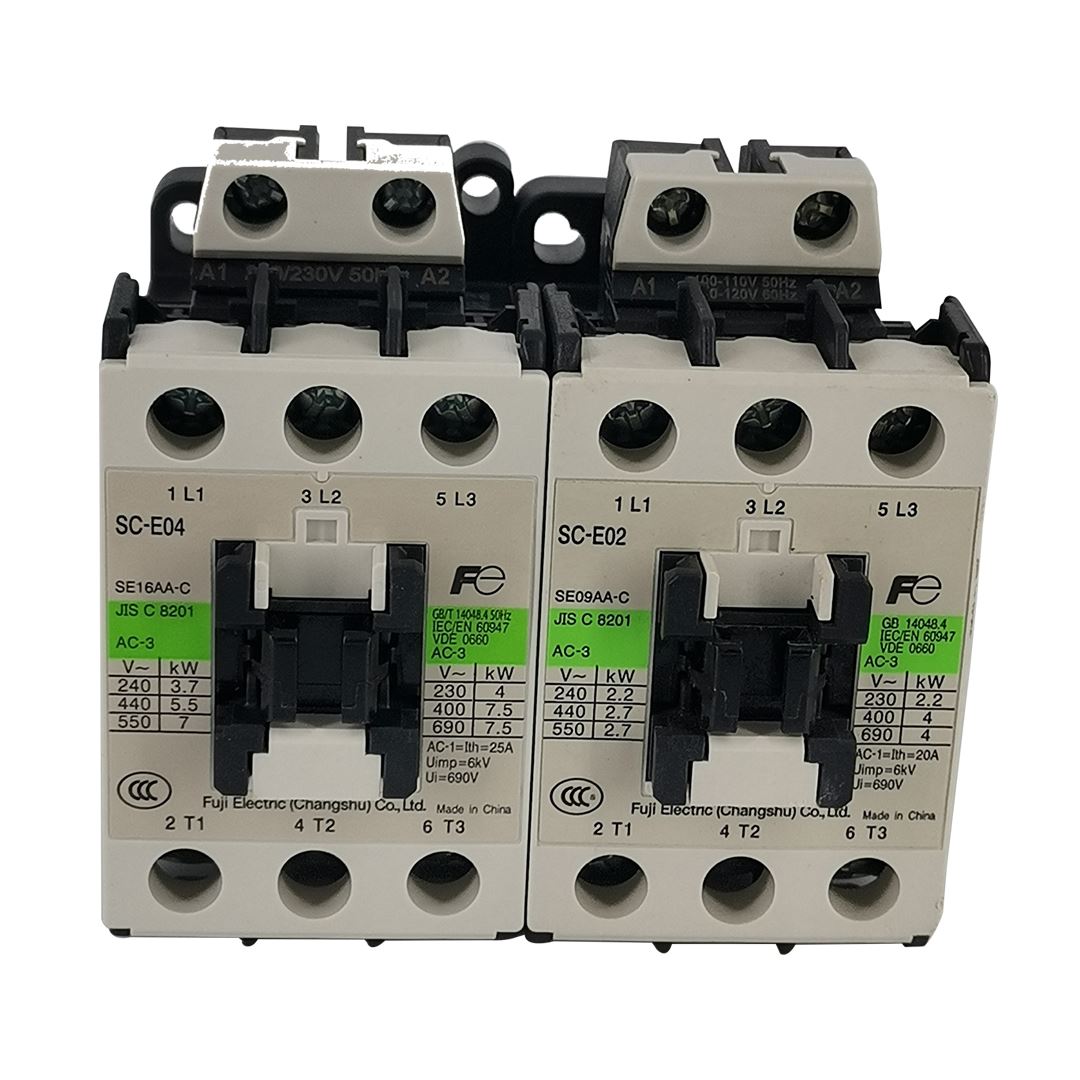 Original Installed Normal Cooked Fuji Exchange Contactor SC-E04 SC-E04 E02 E03 E05 E05 AC110V Contactor 220V
