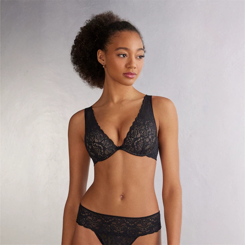 Классическое женское нижнее белье Intimissimi, сексуальное, тонкая чашечка, бюстгальтер Elena кружева RID97L