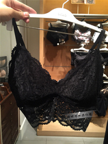 (Part of the spot)Oysho burst lace bra detachable pad without steel ring beauty back underwear multi-color and multi-style