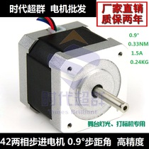 Stage light 0 9 degree two-phase micro stepper motor motor 1 5A 0 33nm 42HAP40BL4-TR0