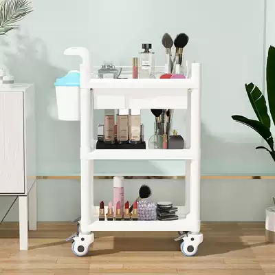 Beauty cart Beauty salon trolley shelf Medical nail special storage cart Instrument rack Hair tool cart