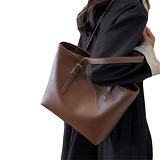 Вместительная и большая ретро сумка на одно плечо, премиум класс