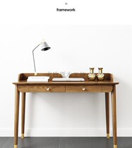 Nordic Log Workshop Willstyle Brief Yoda Garden Light Extravagant Series North American Oak Writing Desk Desk Desk Desk