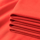 Хлопковая красная базовая приятная телу футболка подходит для мужчин и женщин, свободный крой