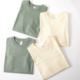 Абрикосовая хлопковая матча, однотонная футболка подходит для мужчин и женщин, в американском стиле