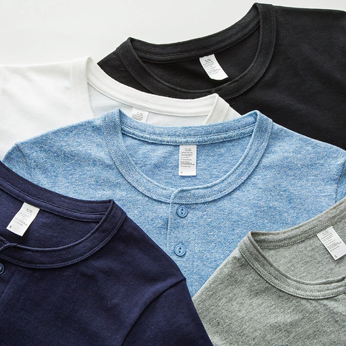 Цветная хлопковая ретро футболка с коротким рукавом, рубашка, из ворсистого хлопка, в американском стиле