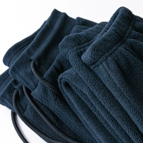 Японские ретро зимние джинсы с начесом, однотонные спортивные штаны