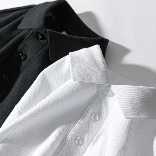 Хлопковая осенняя футболка polo, цветной базовый лонгслив для отдыха подходит для мужчин и женщин