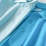 Летняя свежая хлопковая цветная футболка polo для влюбленных, короткий рукав