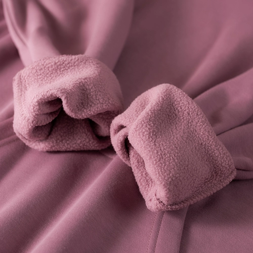 Хлопковая кремовая цветная толстовка с капюшоном, флисовая зимняя рубашка для отдыха