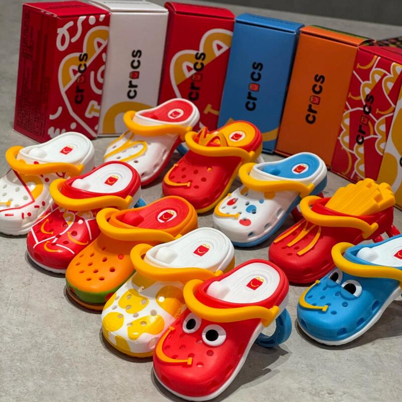 Authentic Mcdonald's Crocs Toy Slippers Mini Version Crocs Clogs Keychain Pendant Happy Meal Authentic Mcdonald's Crocs Toy Slippers Mini Version Crocs Clogs Keychain Pendant Happy Meal