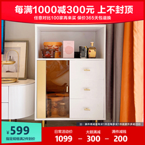 Nordic modern minimalist light and luxurious side cabinet TV cabinet living-room designer small-family-type side cabinet