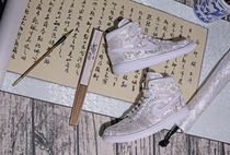 HZP CUSTOM AIR JORDAN 1 WHITE DRAGON