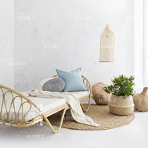 Greentenda Nordic Bed Rattan Bed Rattan Bed Rattan Chair Sofa Bed Bedroom Rattan Sofa Bed Hotel Inn Single Bed