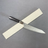 道楽 Guanshi Vg10 Black Dye Mircor Damascus 240 мм вырезать бычий меч