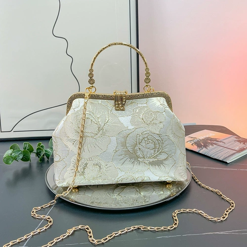 Ципао, маленькая высококачественная сумка через плечо, китайский стиль, сумка для еды