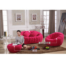 Net Red Woman Balcony Single Trio Position bedroom Small family Type sloth Mini Easy rental Double Pumpkin Small Sofa