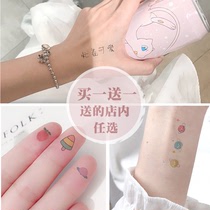 Tattoo stickers waterproof female durable ins Wind Hyuna pattern hipster disposable girl heart cute color cartoon