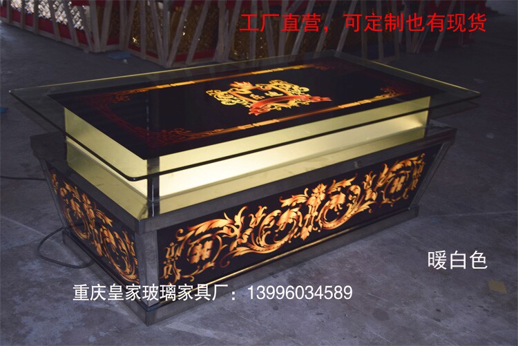 Tempered glass tablet of tea several simple bar marble tables European cabin cartridge tempered glass customized 50