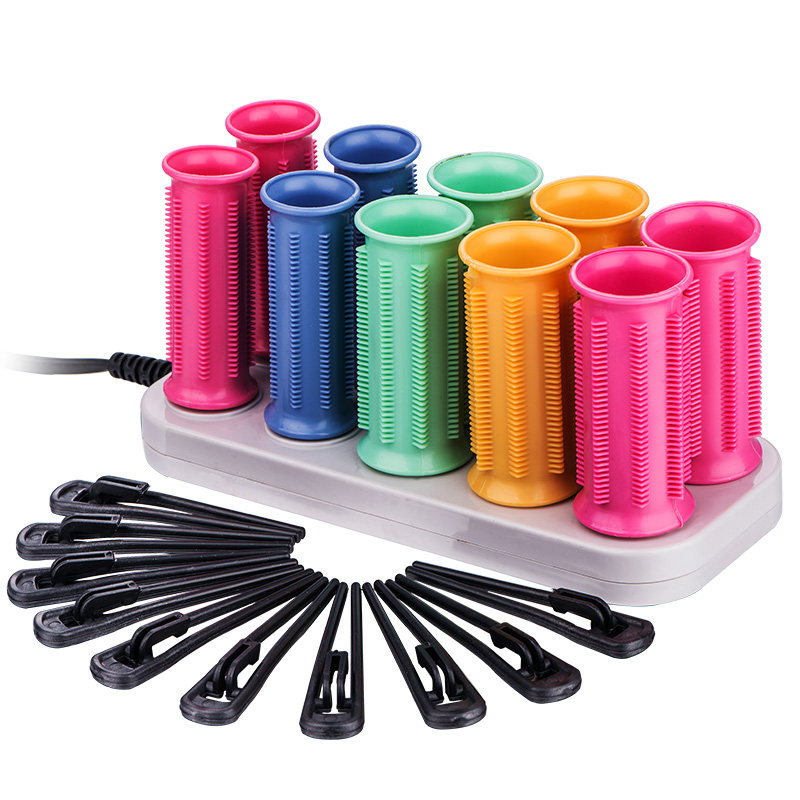 Inner buckle electronic hair curler plug-in electric heating ceramic electric perm generator heater artifact household fixed styling hairdressing