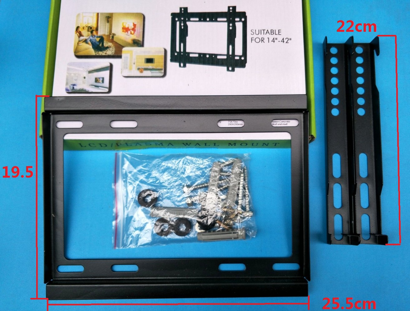 LCD TV mount display stand Universal wall wall TV wall hanging frame 14 - 85 inch TV one hung