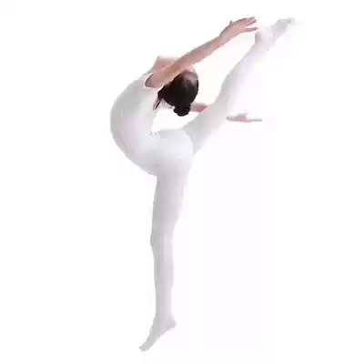 Factory direct sales women's big children's pure white plus-grade tights love inner tights dark flower student dance socks 5