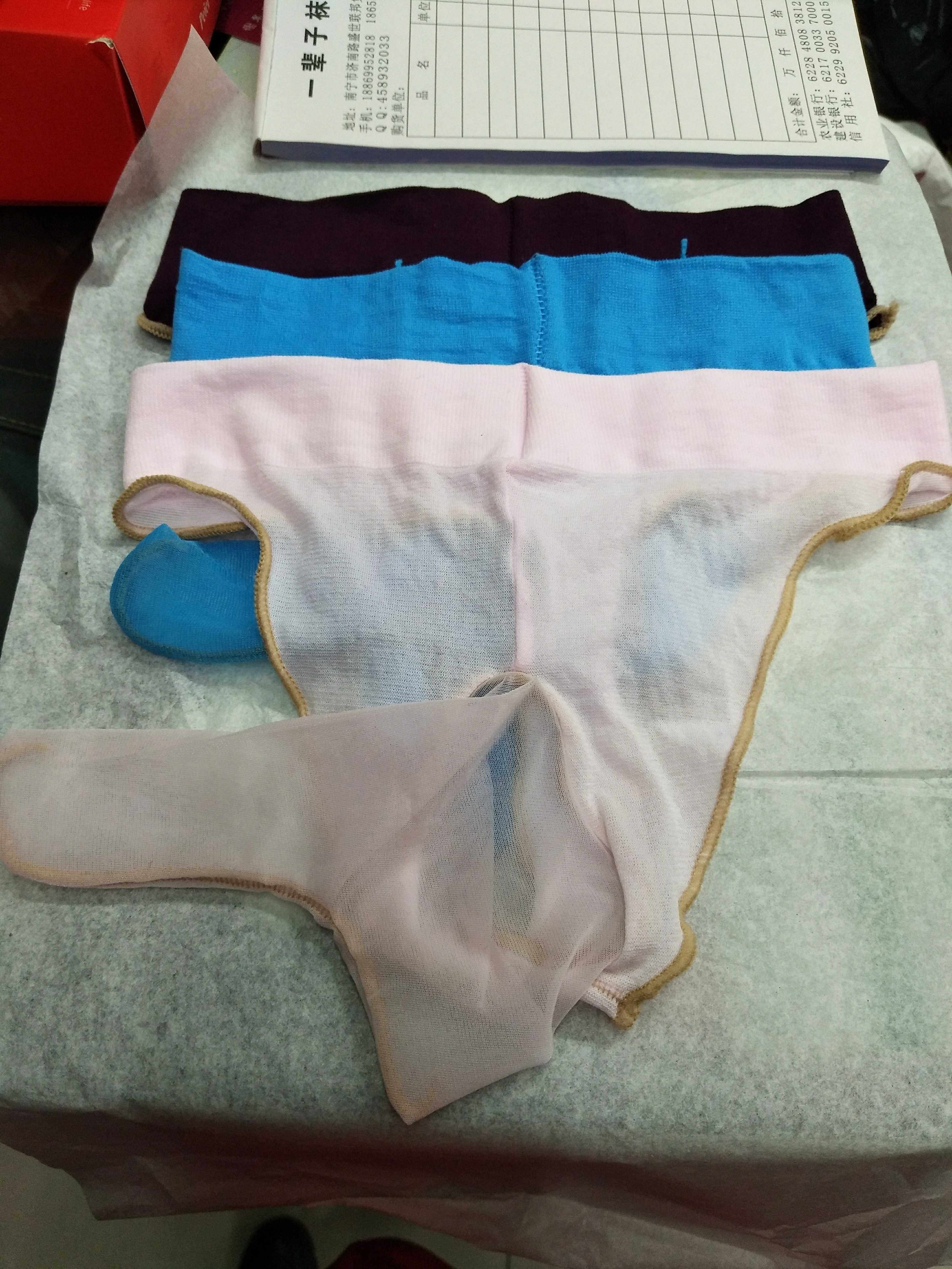 Special price buy 3 get 1 color thong wrapped egg belt JJ set sexy pink panties white women's sexy transparent shorts