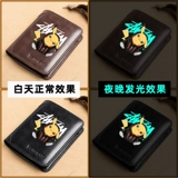 Модный кожаный бумажник, картхолдер для водительских прав, из натуральной кожи, воловья кожа, подходит для студента