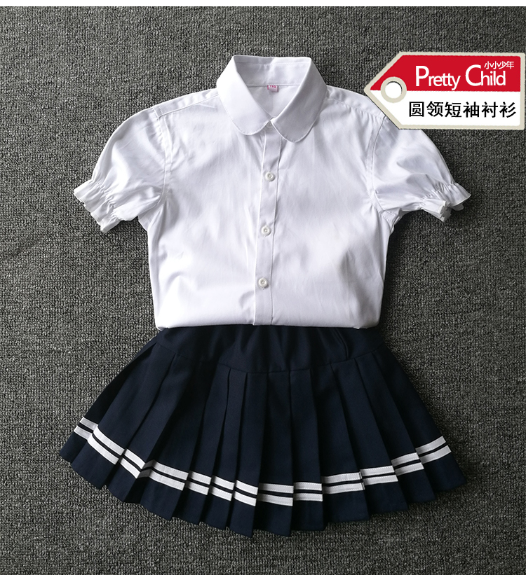 Cô gái cộng với áo sơ mi trắng nhung dài tay mùa thu đông mới áo cotton dày mới đồng phục học sinh lớn cho thấy áo sơ mi sơ mi nam cotton đẹp