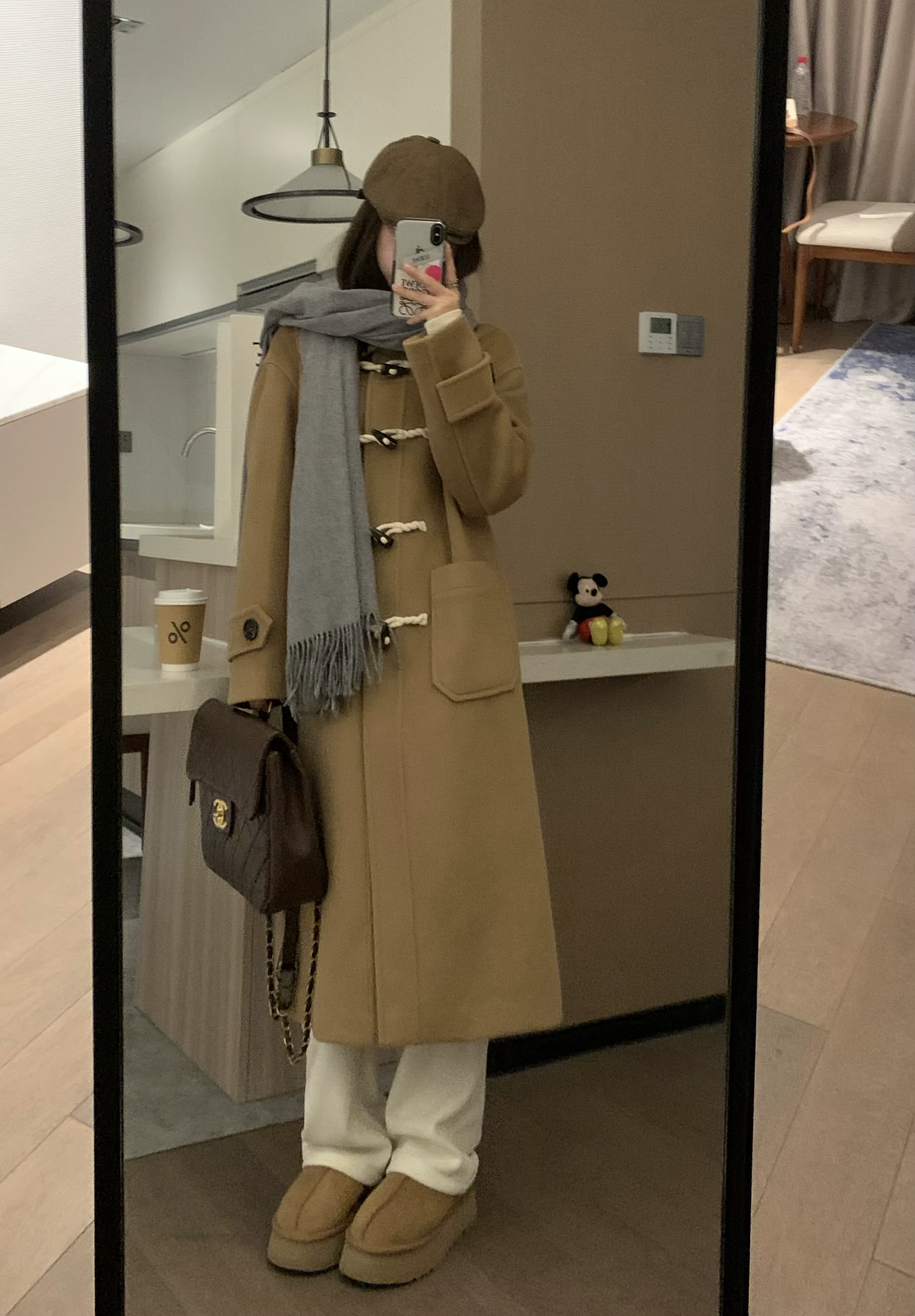 Brown woolen coat, jacket