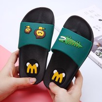 New boys cotton slippers autumn and winter children Girls cute non-slip childrens fur shoes indoor warm summer