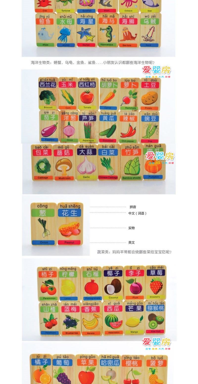 Đồ chơi trẻ em leng keng gỗ Nhân vật Trung Quốc Khối gỗ domino Hoạt động bính âm Dominoes Bé Học sớm từ 3 - 7 tuổi le go canh sat
