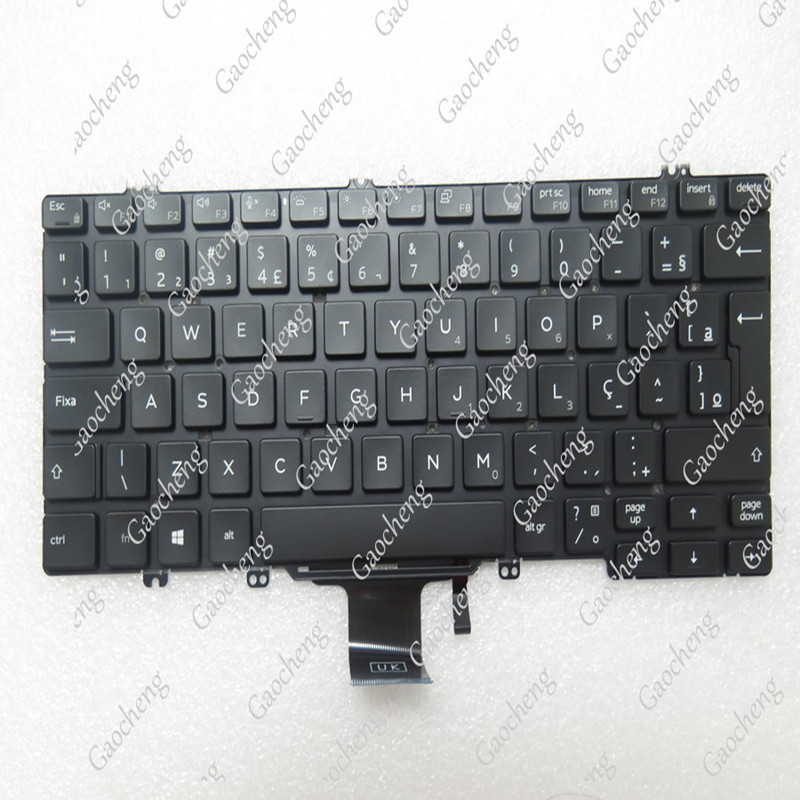 Rtdpart Is Suitable for Dell Dell Latitude 5300 E5310 7300 Keyboard Gr Fr Br
