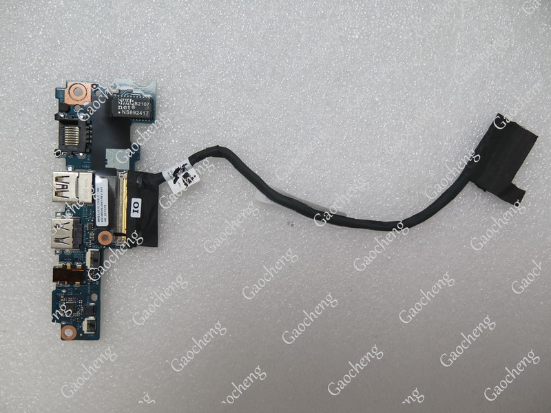 Rtdpart Is Suitable for Dell Dell Latitude 3510 USB Charging Network Card Interface Small Board 0Y67Kr