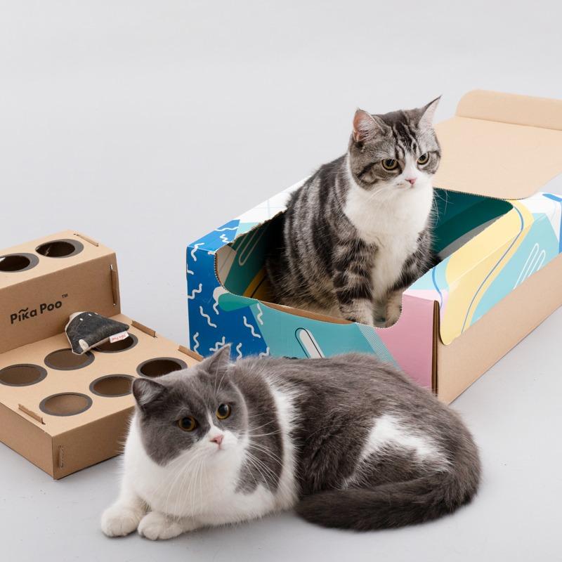 The new PikaPoo pika puff puff box disposable cat toilet fully enclosed pet cat litter box is awesome