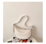 Вместительная и большая белая сумка через плечо, универсальная сумка на одно плечо