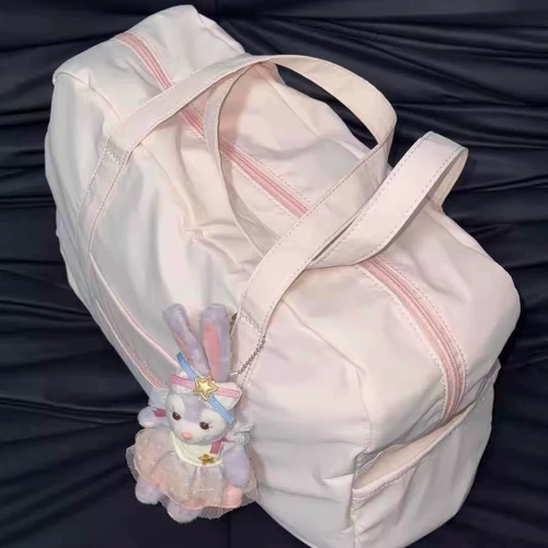 Вместительная и большая портативная розовая сумка для путешествий, барсетка, спортивная сумка