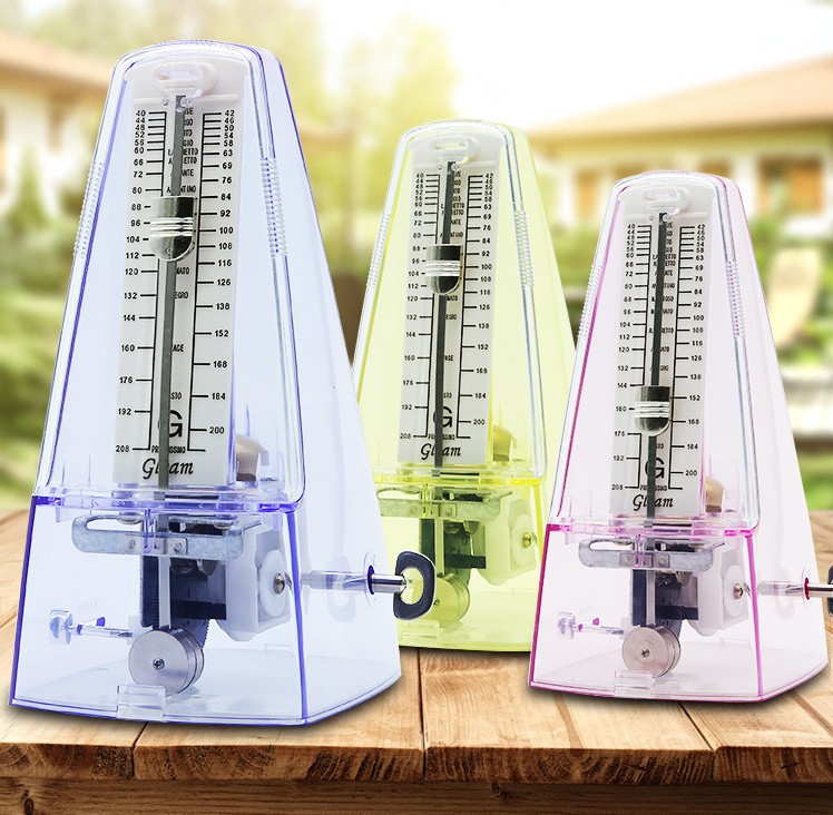 Gleam grim transparent mechanical metronome guitar violin guzheng universal piano metronome