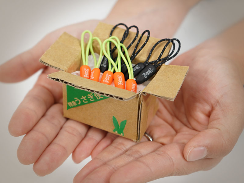 DOD Outdoor Carrot Accessories Backpack Zipper Decorative Ornament