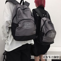 ins super fire backpack female tide brand all-match casual fashion backpack Male large capacity middle school students junior high school students school bag