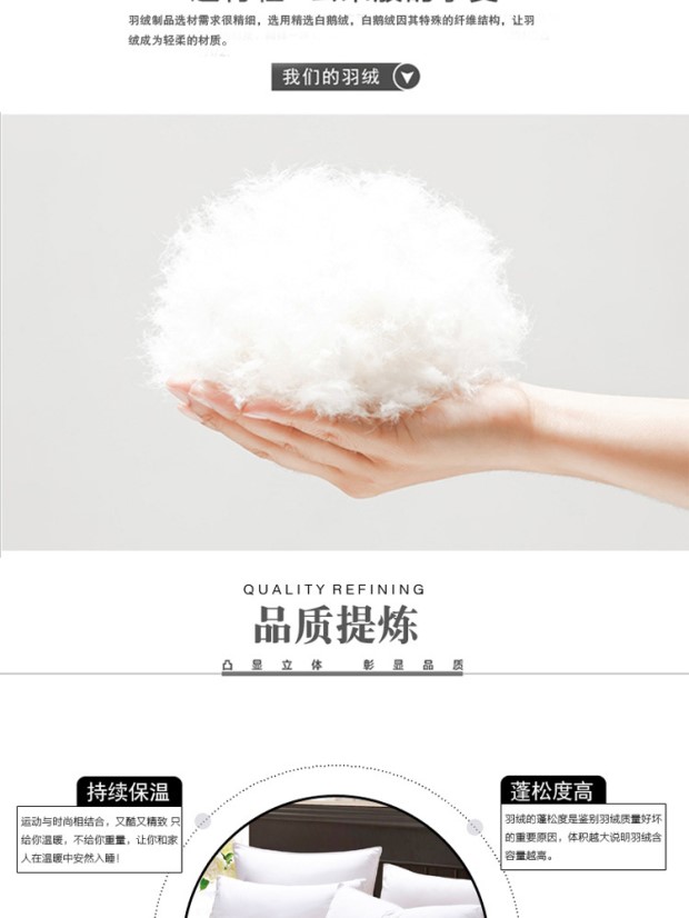 Full duvet dày cotton ấm bộ đồ giường mùa đông đám cưới nhà dệt lõi ngỗng xuống chăn bông cotton 	chăn bông dày